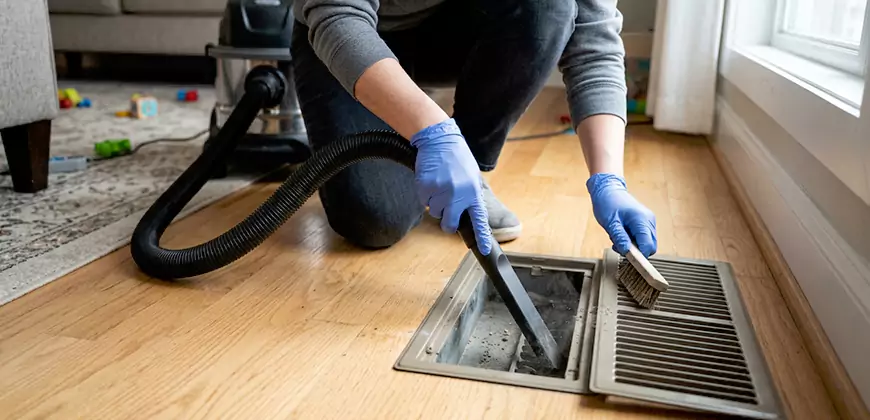 Heating Floor Vent Cleaning in Lynn