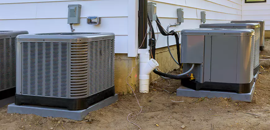 Central Air Condenser Setup in Lynn
